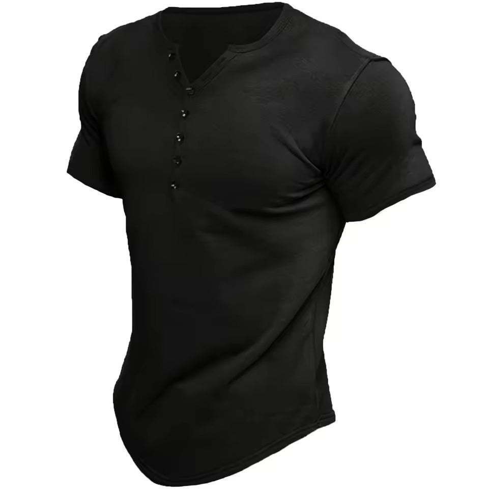 Noel | Bavlněné Henley tričko v retro stylu