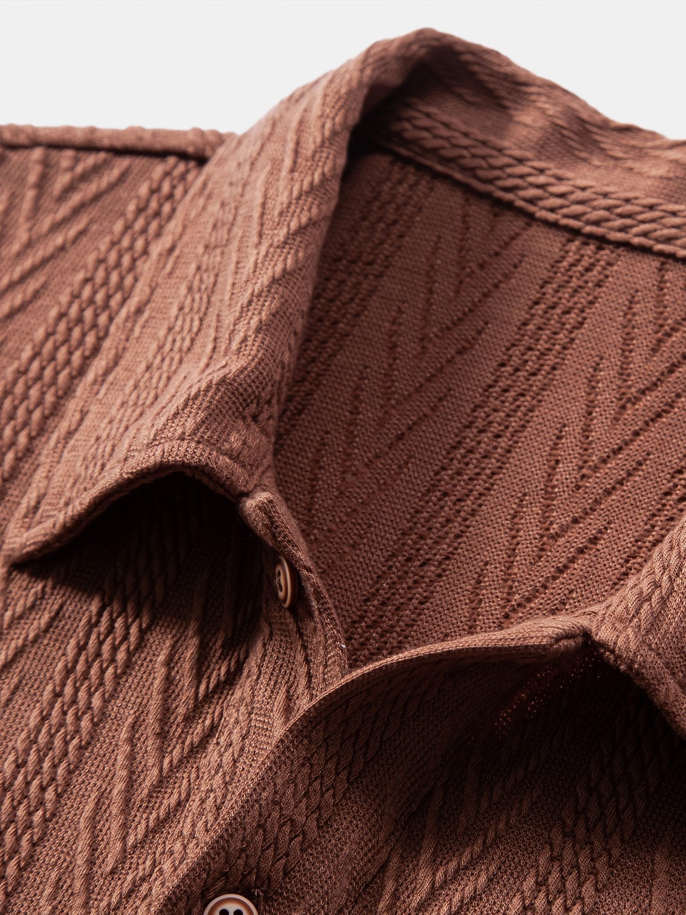 Chevron | Elegantní pletená pánská polokošile