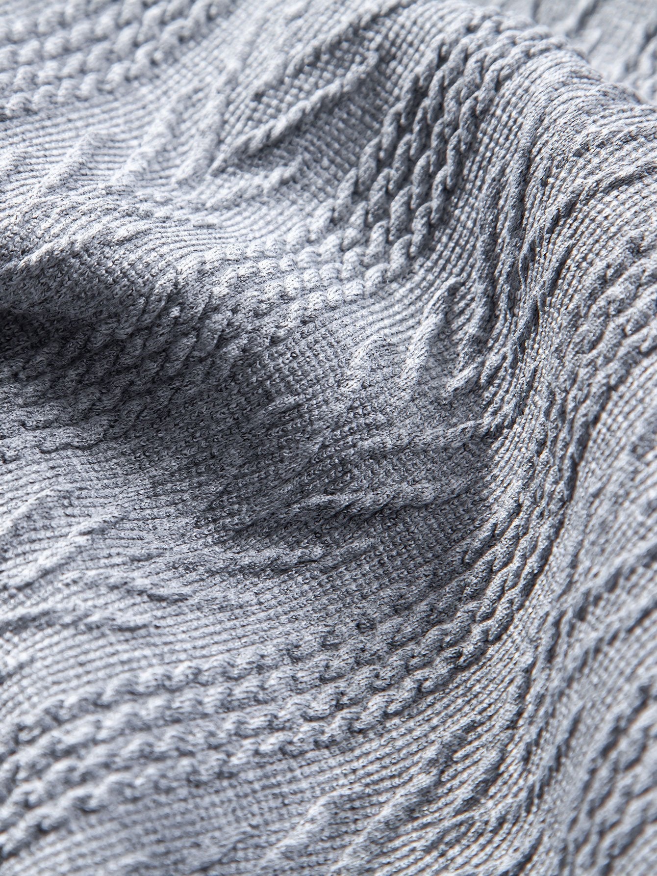Chevron | Elegantní pletená pánská polokošile